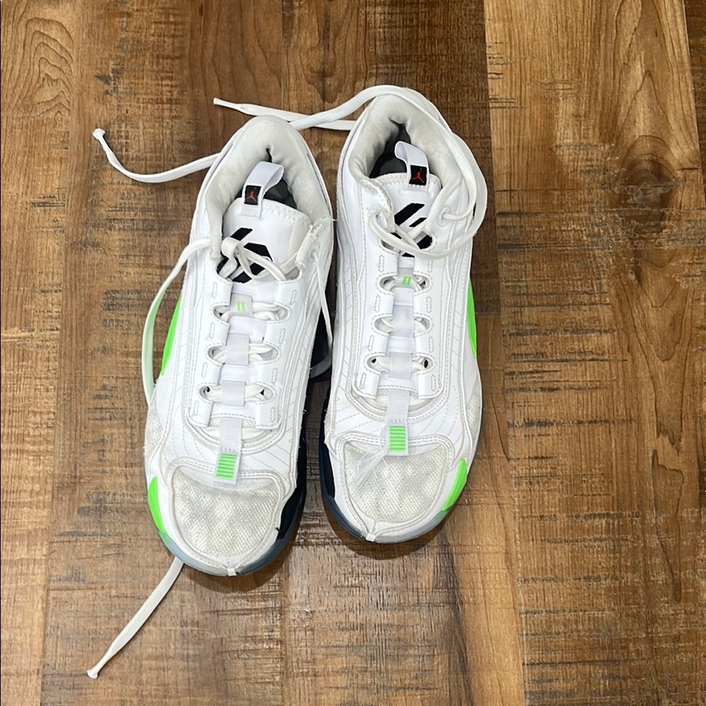 White and Green basketball